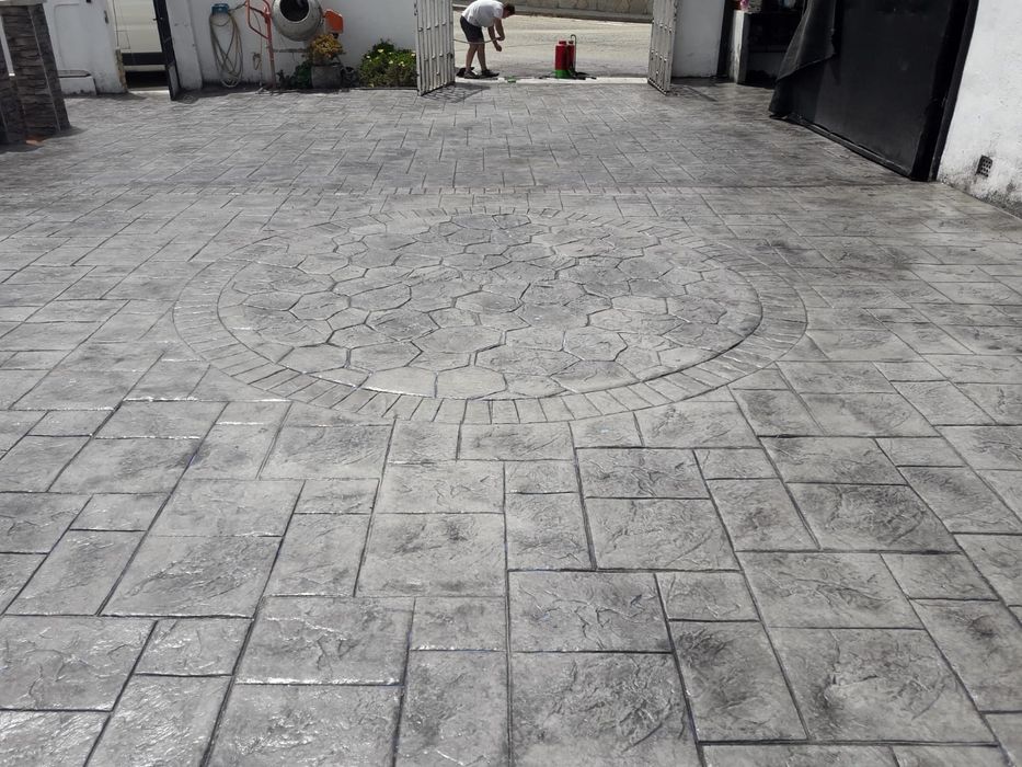 Beton Amprentat Decorativ