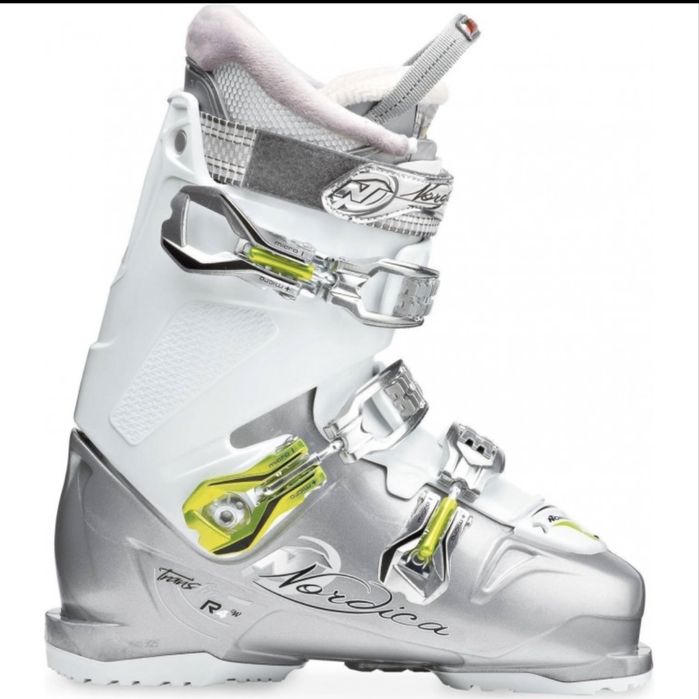 Clapari Nordica alb/galben marime 37-38 + Geanta cadou