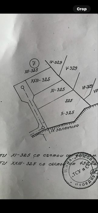 Парцел УПИ Храбрино 900 кв.м.