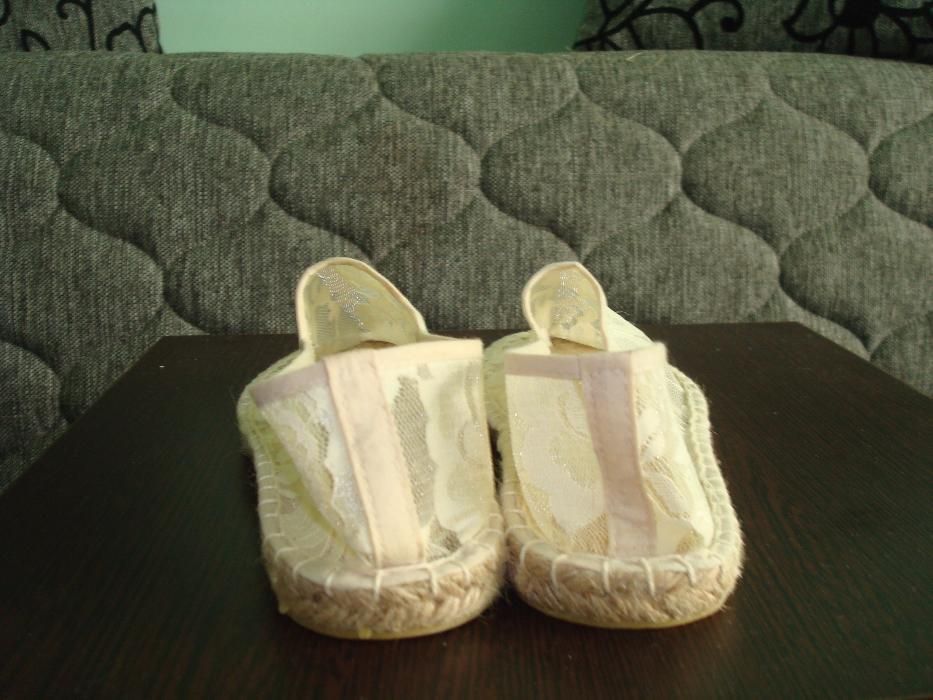 Pantofi - opincute dantela
