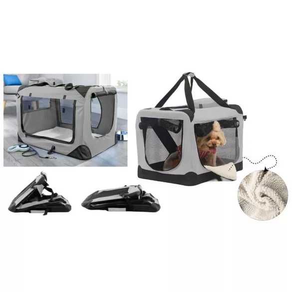 Транспортна чанта за куче / Мека транспортна чанта за кучета за кола