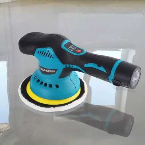 НЕМСКА Полираща Машина, 380W, Комплект От 20 бр Подложки + ЛЕД ФЕНЕР