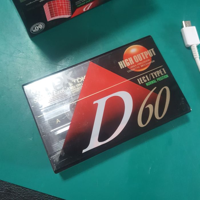 Аудиокассеты TDK D60, 10 шт