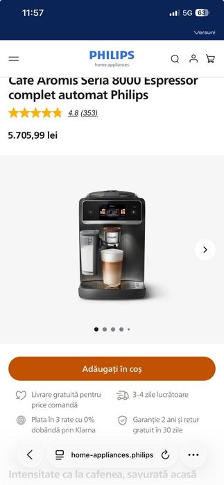 Vând aparat de cafea