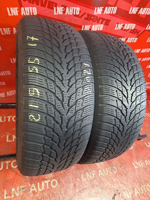 Anvelope M+S 215/55/17 - NOKIAN - 5.8 MM - DOT 2021 !