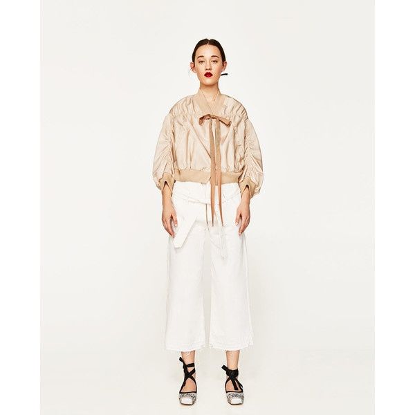 Bomber satinat Zara × Steven Meisel Capsule Collection