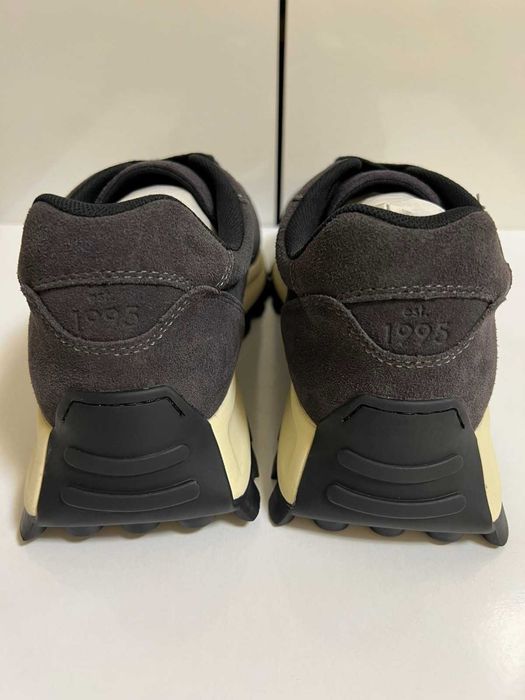 Нови мъжки маратонки LIU JO - COW SUEDE, сив велур, 42, 43, 44