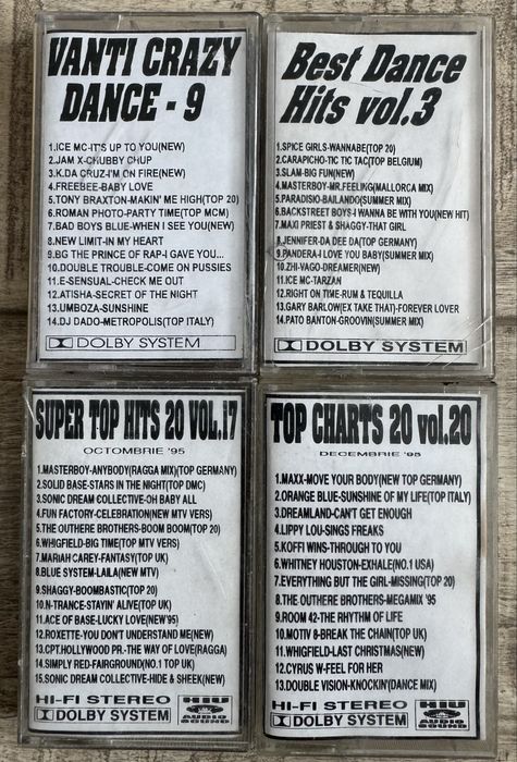 Lot 12 casete muzica Eurodance