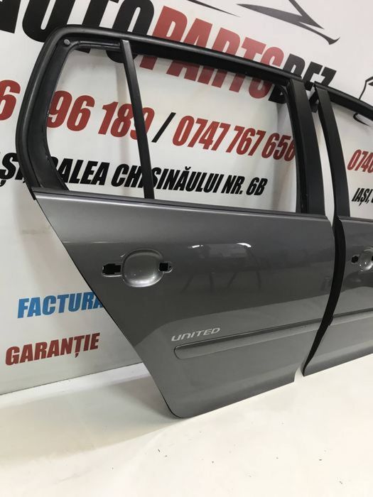 Portiera dreapta fata spate Golf 5 hatchback scurt LA7T gri închis