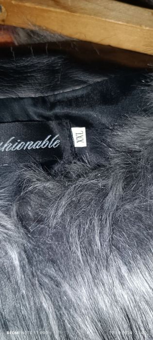 Кожаная куртка с мехом