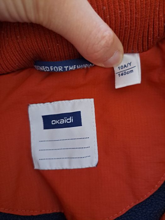 Момчешко зимно яке в червен цвят