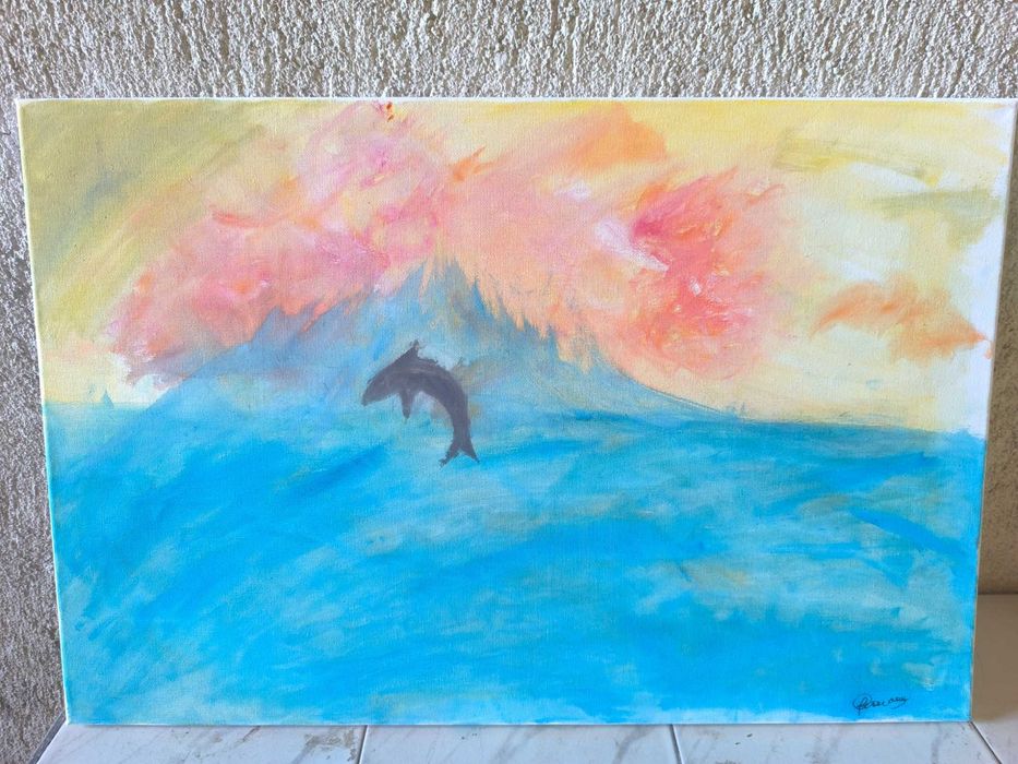 Авторски картини върху пано!