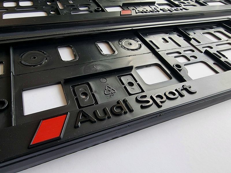 Рамки за номер Audi Sport табели