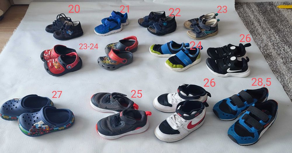 Детски обувки  Nike ,Puma,Primigi и Crocs 25,26,27,28