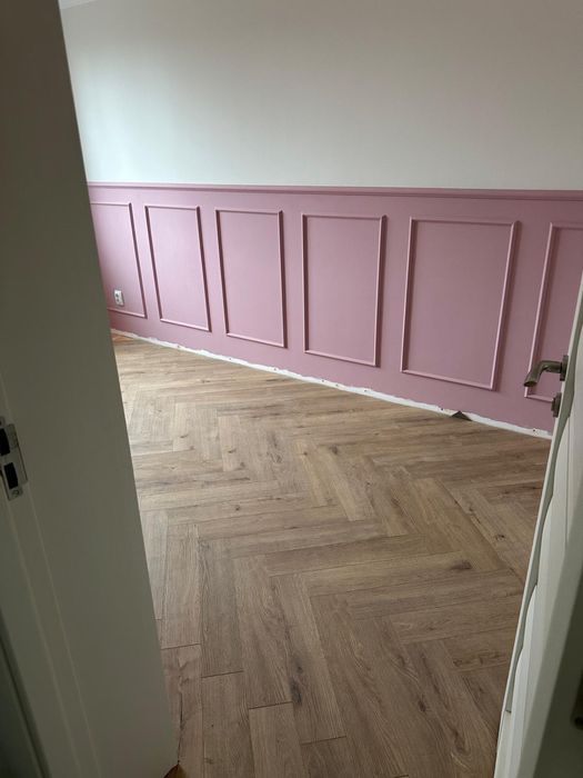 Vand parchet laminat Heringbone