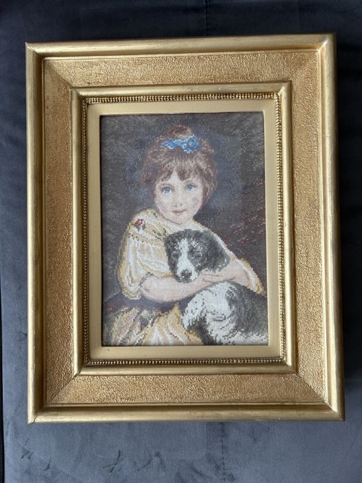 Гоблен “Момиче с куче”