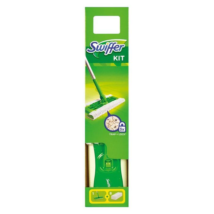 Mop pentru podea Swiffer Sweeper Kit, mop + 8 Lavete