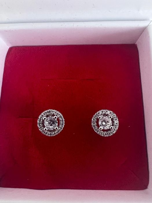 Cercei argint 925 placati cu rodiu