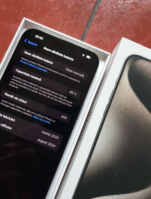 iPhone 15 Pro Max 256GB Natural Titanium neverlocked