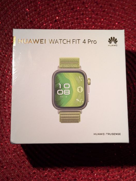 Smartwatch HUAWEI WATCH FIT 4 Pro nou, garanție + extra band