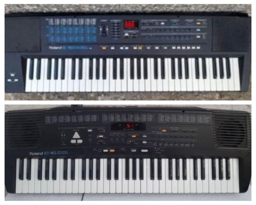 orga electronica - sintetizator Roland E-15 / Roland E-16