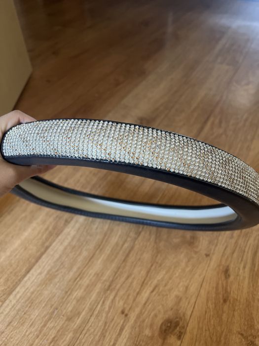 Чехол для руля со стразами