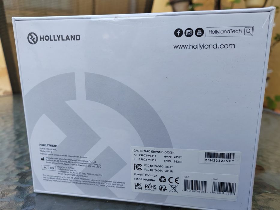 SIGILAT  Hollyland Pyro S 4k transmitator receptor hdmi wireless video fara cablu distanta lunga echipament profesional video nunti botezuri petreceri