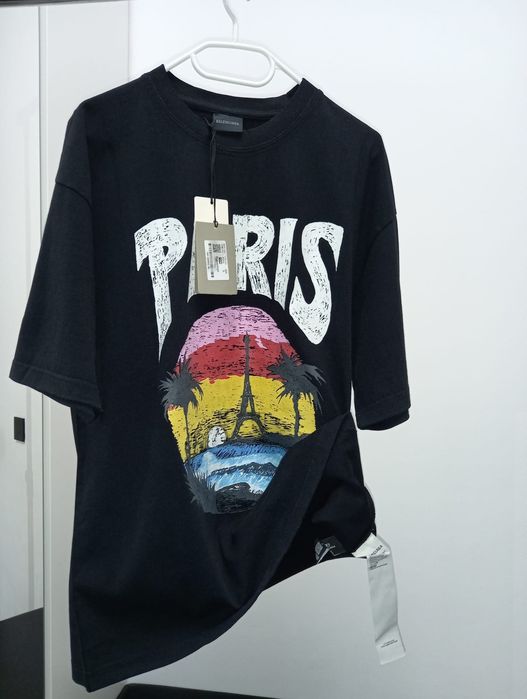Tricou bumbac gros premium Balenciaga