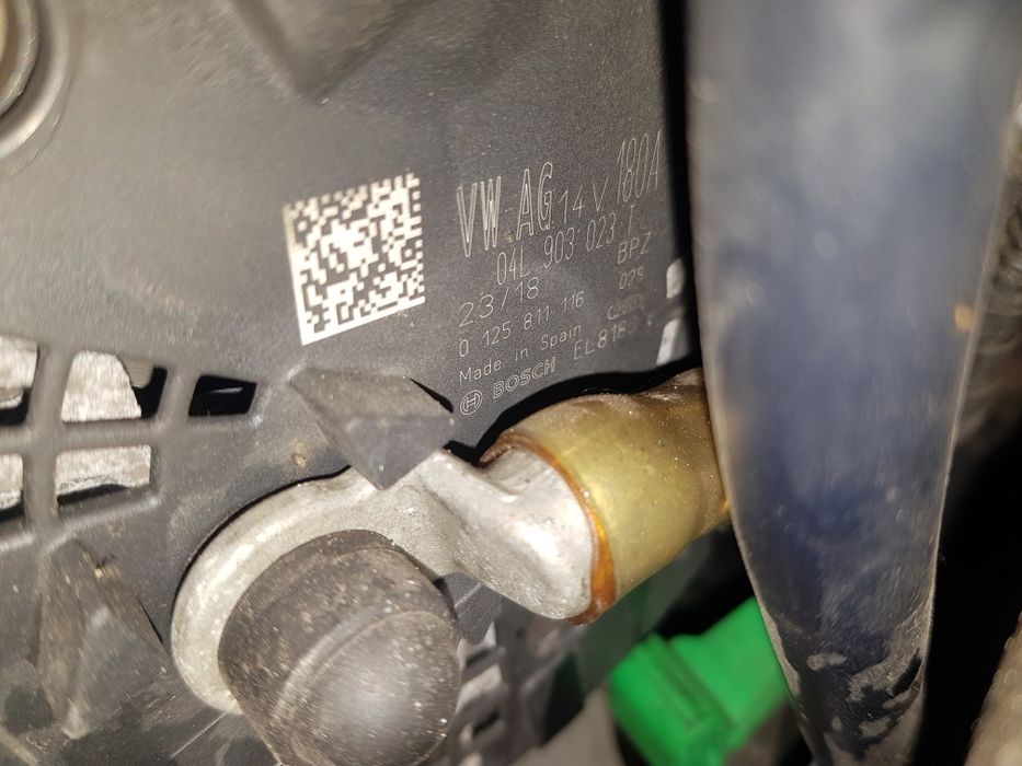 Alternator 180A 2.0 tdi CXG vw t6 transporter caravelle multivan