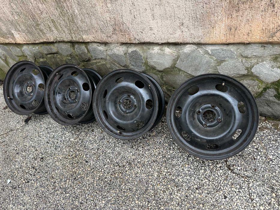 4бр. железни джанти 16" 4х108 - Citroen, Peugeot с тасове