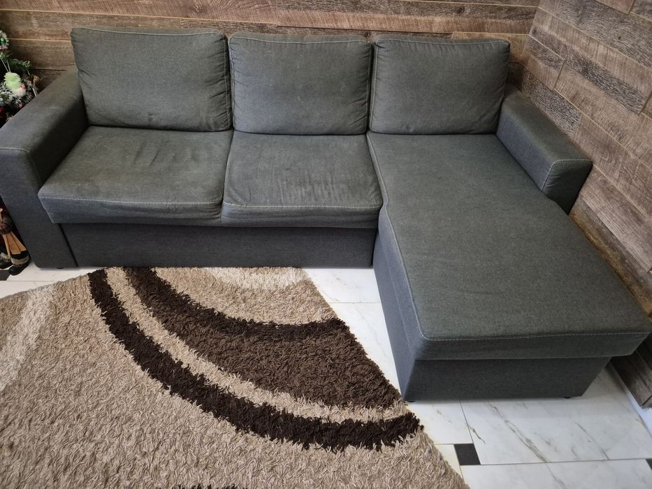 Спешно Намалям-Диван с лежанка и ракла размери 150 на 220