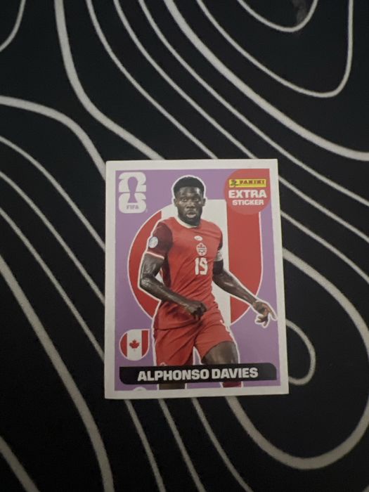 Alphonso Davies Extra Sticker World Cup 2026