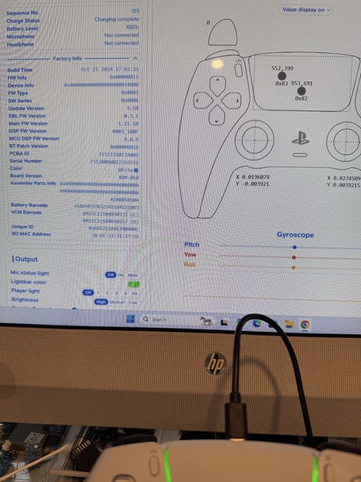 Controller PS5 alb Nou