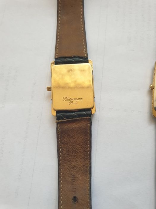 Ceas Seiko si Waterman placat aur .