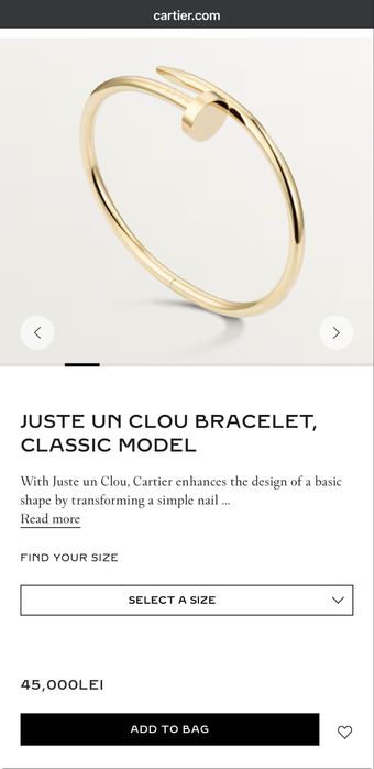 Bratara Cartier model classic ( cui )
