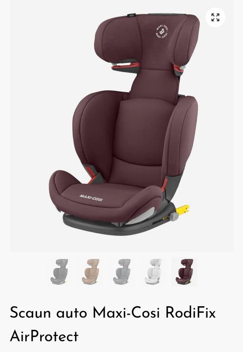 Vand 2 scaune auto Maxi Cosi Rodifix 3,5-12 ani