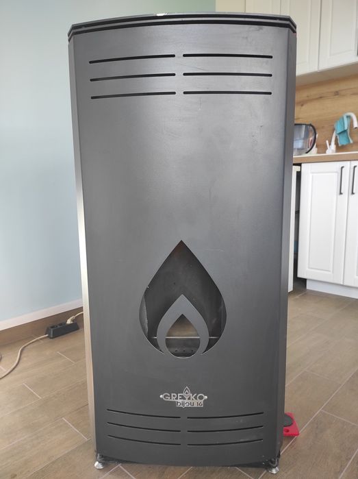 Пелетна камина GREYKO 16kW, водна риза