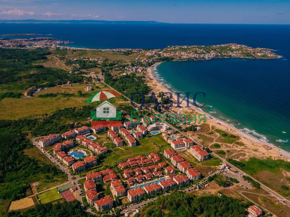 Апартамент с 1 спалня в новата фаза "Park Side 3" на комплекс Green Life Beach Resort, Созопол, 47.61 кв.м,