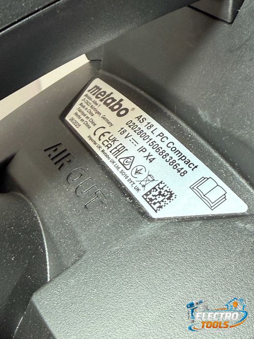 Aspirator Metabo AS 18 L PC Compact Cordless Vacuum