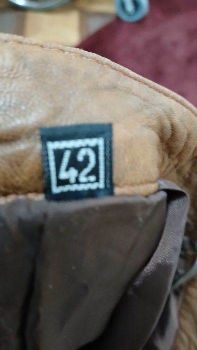 Юбка кожаная. Греция. Новая.