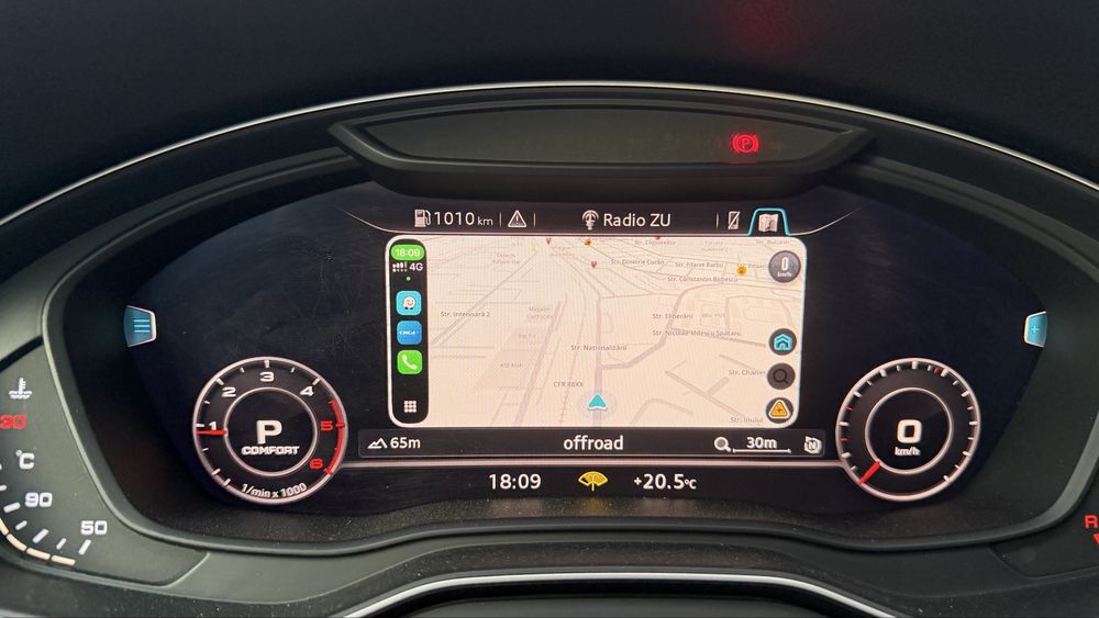 Activare harti Waze/Google Maps in ceasurile digitale pt Audi
