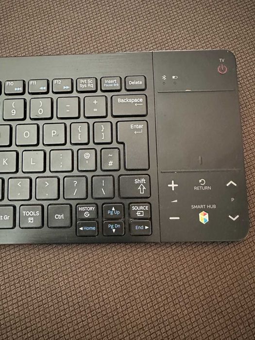 tastatura tv televizor Samsung fara fir wireless keyboard vg kbd1000 aa59-00656a colt spart si 1 tasta lipsa