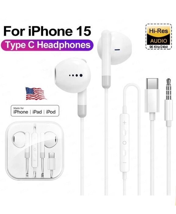 Pachet Accesorii Incarcator + Cablu Usb + Casti Compatibile Iphone