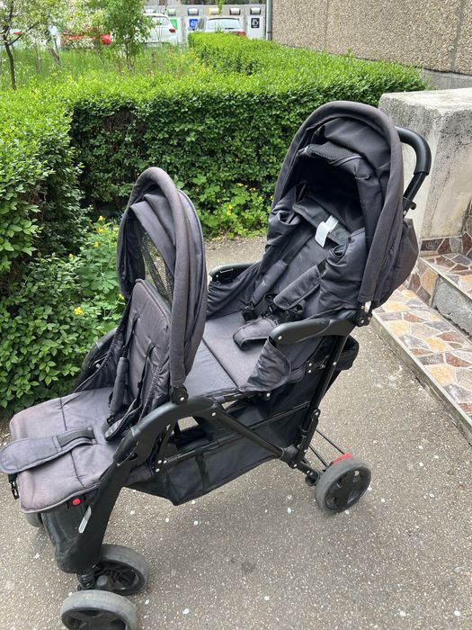 Carucior dublu pentru gemeni sau frati