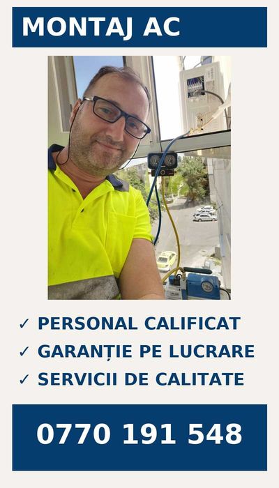 Instalare aparate aer conditionat - montaj AC