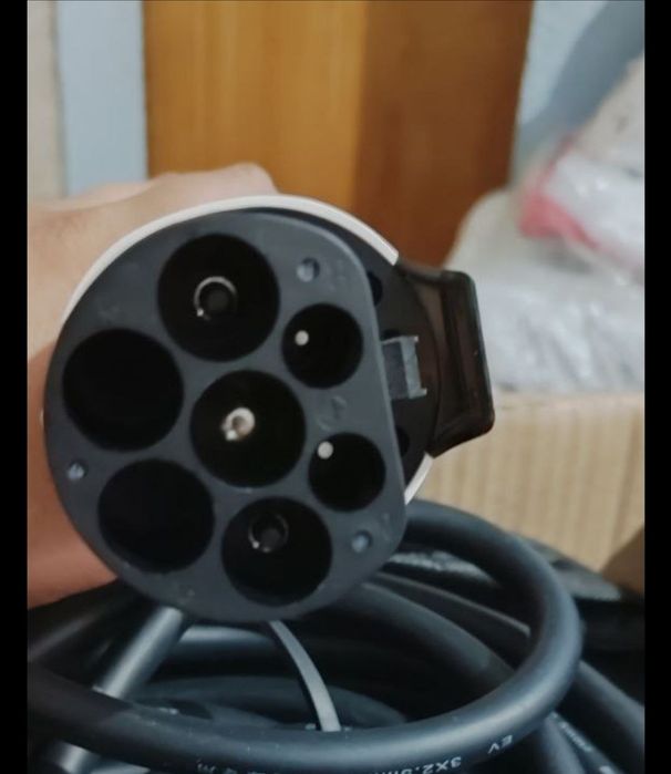 Стационарная зарядка GBT и TYPE2 1.5-7-22кВт регулировка. 1 фаза