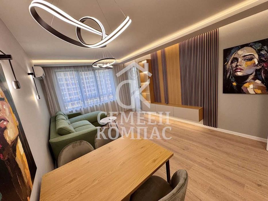 Двустаен луксозно обзаведен апартамент в Христо Смирненски