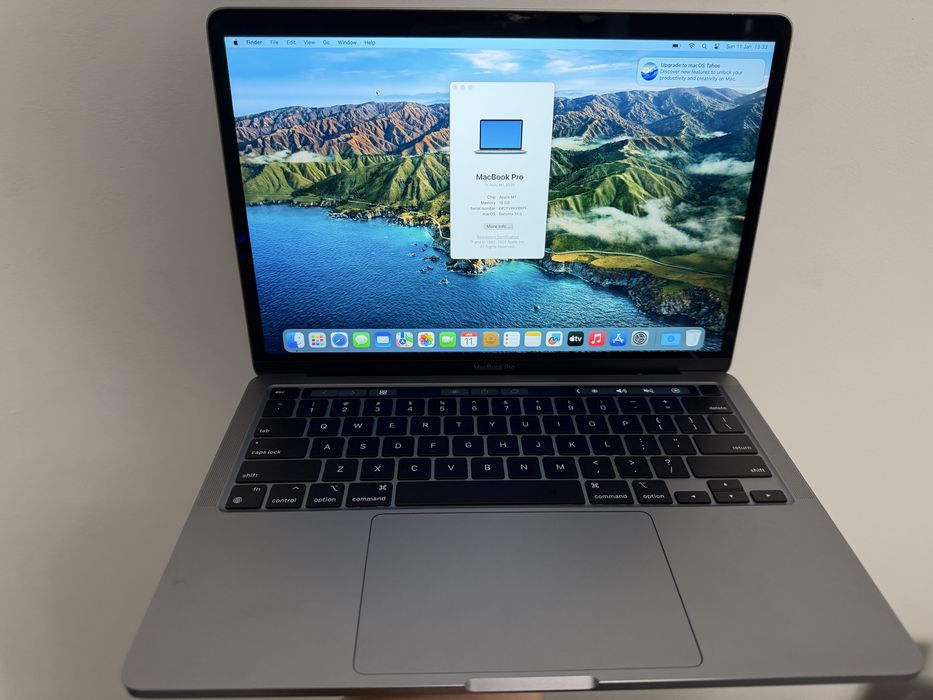 Laptop MacBook Pro 13" M1, 1TB, 16Gb Ram, NOU, 9 cicluri de incarcare