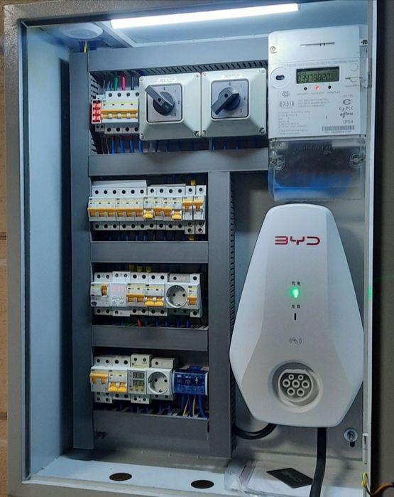 Elektromobil zaryadka ustanovka