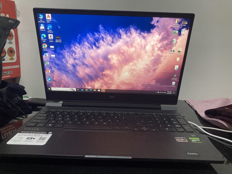 Ноутбук HP Victus 15-fb1013dx R5-7535HS/8(5)/512/RTX2050 4GB/15.6